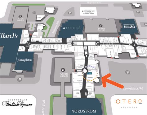 scottsdale fashion square store map.